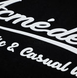 アクメドラビ(acme' de la vie) GEL PRINTING LOGO SHORT SLEEVE T-SHIRT BLACK