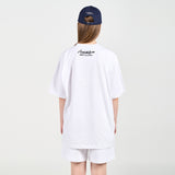 アクメドラビ(acme' de la vie) GEL PRINTING LOGO SHORT SLEEVE T-SHIRT WHITE
