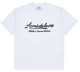 アクメドラビ(acme' de la vie) GEL PRINTING LOGO SHORT SLEEVE T-SHIRT WHITE