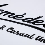 アクメドラビ(acme' de la vie) GEL PRINTING LOGO SHORT SLEEVE T-SHIRT WHITE