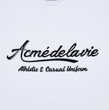 アクメドラビ(acme' de la vie) GEL PRINTING LOGO SHORT SLEEVE T-SHIRT WHITE