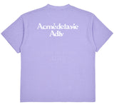 アクメドラビ(acme' de la vie) ROUNDING LOGO WAFFLE SHORT SLEEVE T-SHIRT LIGHT PURPLE