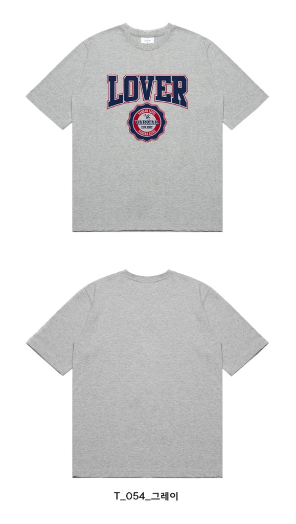 VARZAR(バザール) Lover College Logo T-Shirts (2color)