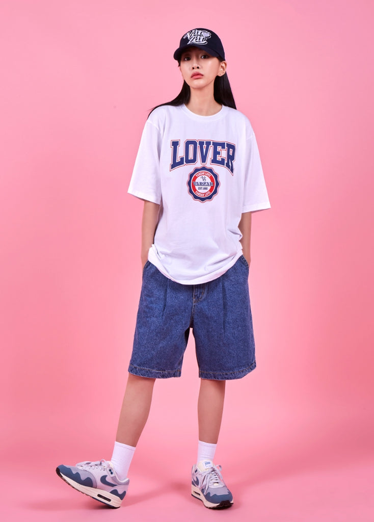 VARZAR(バザール) Lover College Logo T-Shirts (2color)