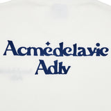 アクメドラビ(acme' de la vie) ROUNDING LOGO WAFFLE SHORT SLEEVE T-SHIRT WHITE
