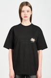 アクメドラビ(acme' de la vie) GRADATION CRAYON LOGO SHORT SLEEVE T-SHIRT BLACK