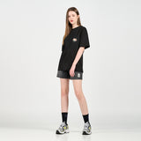 アクメドラビ(acme' de la vie) GRADATION CRAYON LOGO SHORT SLEEVE T-SHIRT BLACK