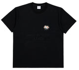 アクメドラビ(acme' de la vie) GRADATION CRAYON LOGO SHORT SLEEVE T-SHIRT BLACK