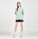 アクメドラビ(acme' de la vie) GRADATION CRAYON LOGO SHORT SLEEVE T-SHIRT MINT