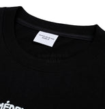 アクメドラビ(acme' de la vie) BLUE TEDDY BEAR SHORT SLEEVE T-SHIRT BLACK