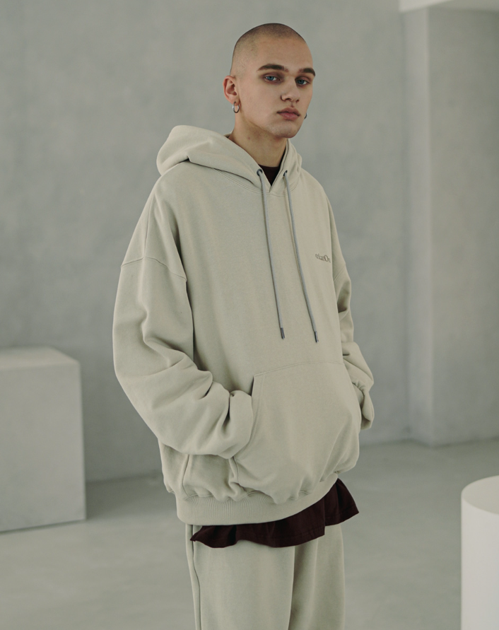 EZKATON (エズカートン) Union Hood Gray Beige KMHD6617