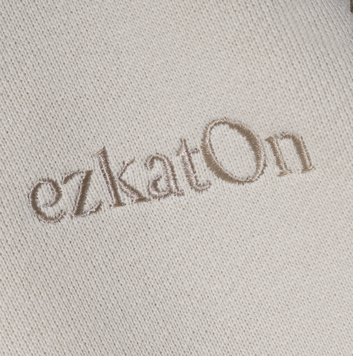 EZKATON (エズカートン) Union Hood Gray Beige KMHD6617