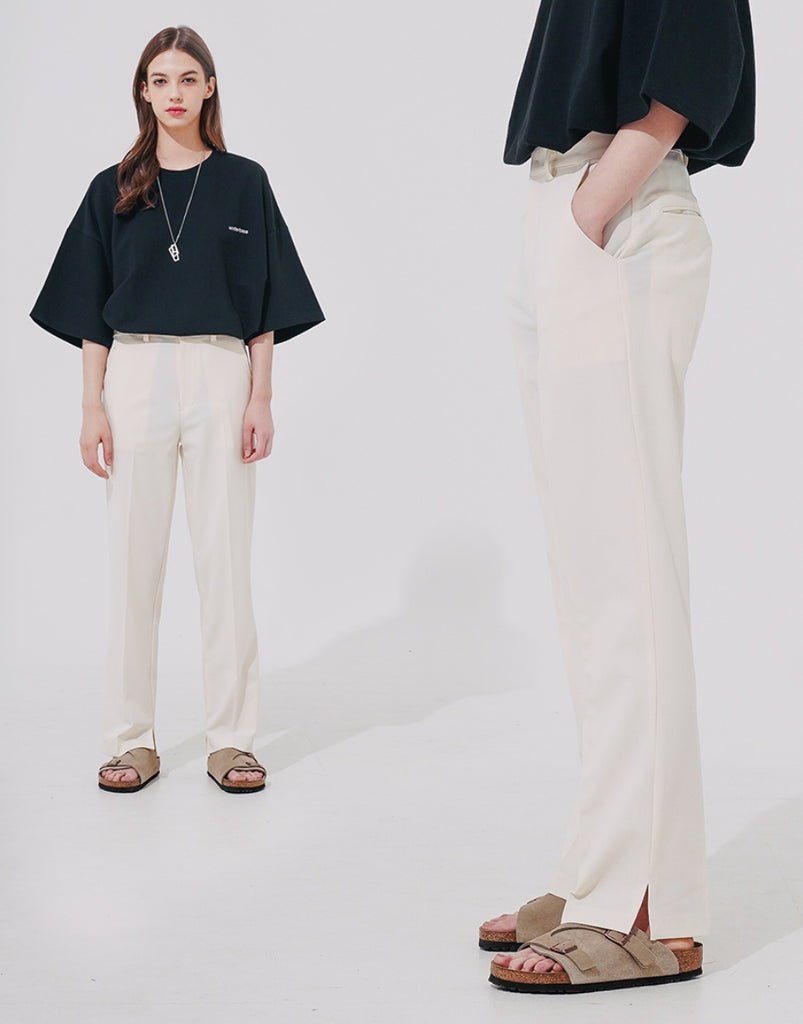 UNDERBASE(アンダーベース) Long Slit Semi-Wide Slacks 3COLOR JKLP9047