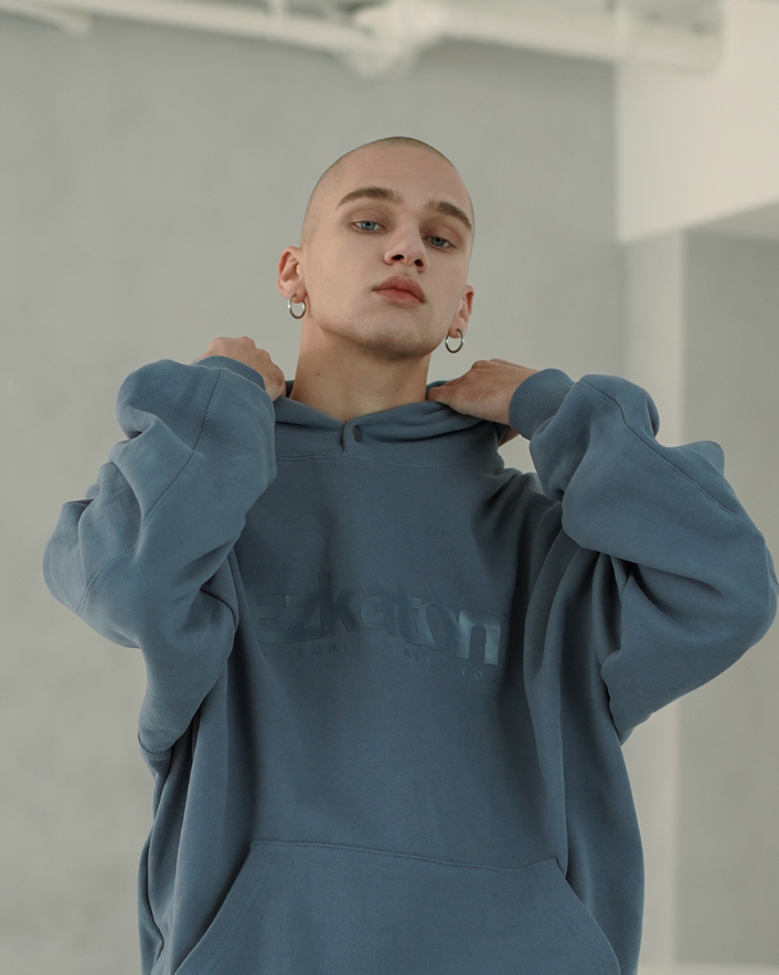 EZKATON (エズカートン) Grow Hood Blue Gray JIHD6615