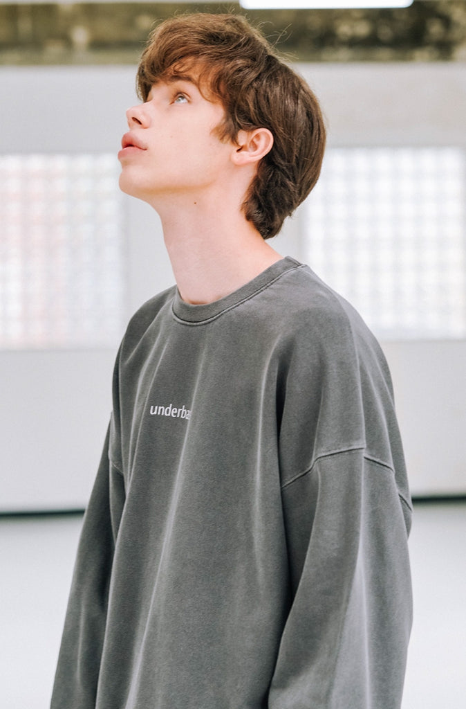 UNDERBASE(アンダーベース) Harry Pigment Washing Sweatshirt 6COLOR OYMT9058