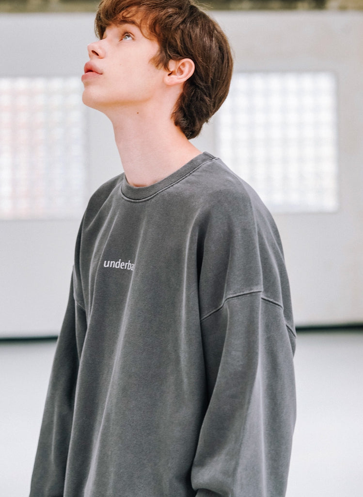 UNDERBASE(アンダーベース) Harry Pigment Washing Sweatshirt 6COLOR OYMT9058
