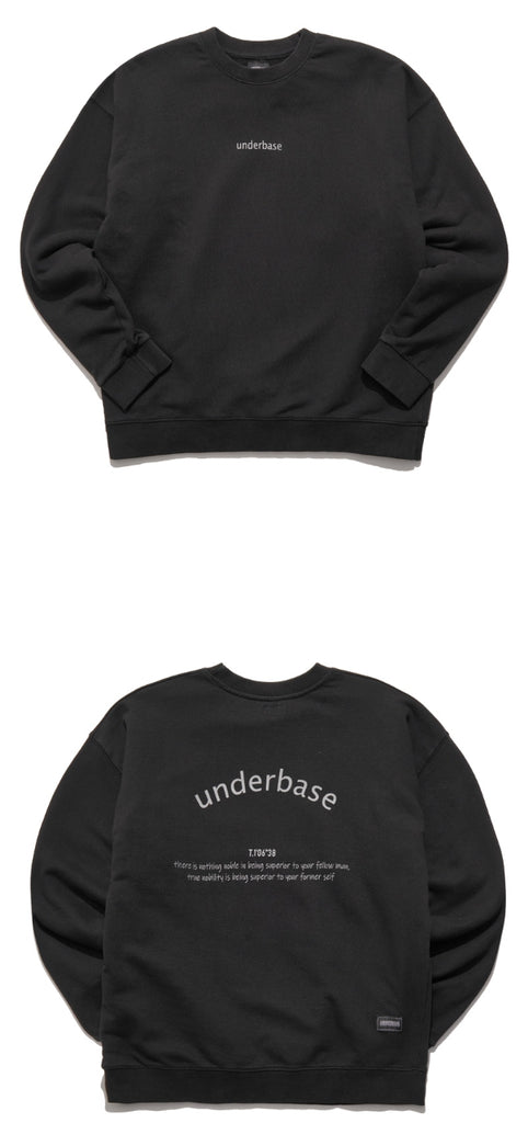 UNDERBASE(アンダーベース) Harry Pigment Washing Sweatshirt 6COLOR OYMT9058