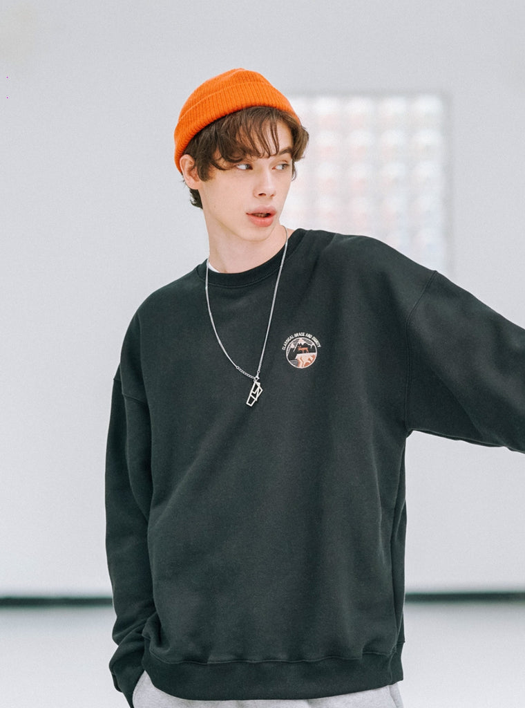 UNDERBASE(アンダーベース) Cliff Sweatshirt 4COLOR ISMT9066