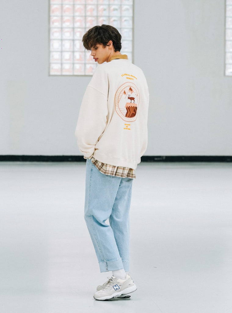 UNDERBASE(アンダーベース) Cliff Sweatshirt 4COLOR ISMT9066