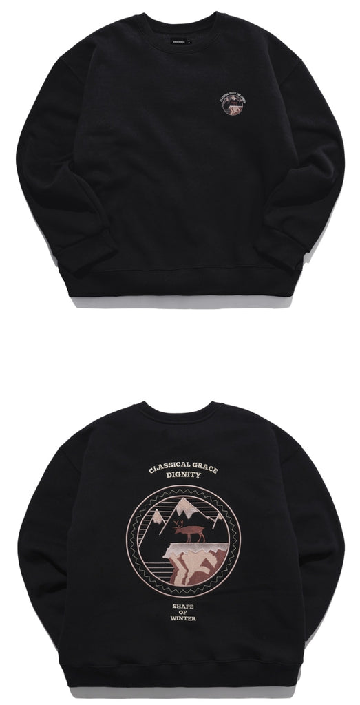 UNDERBASE(アンダーベース) Cliff Sweatshirt 4COLOR ISMT9066