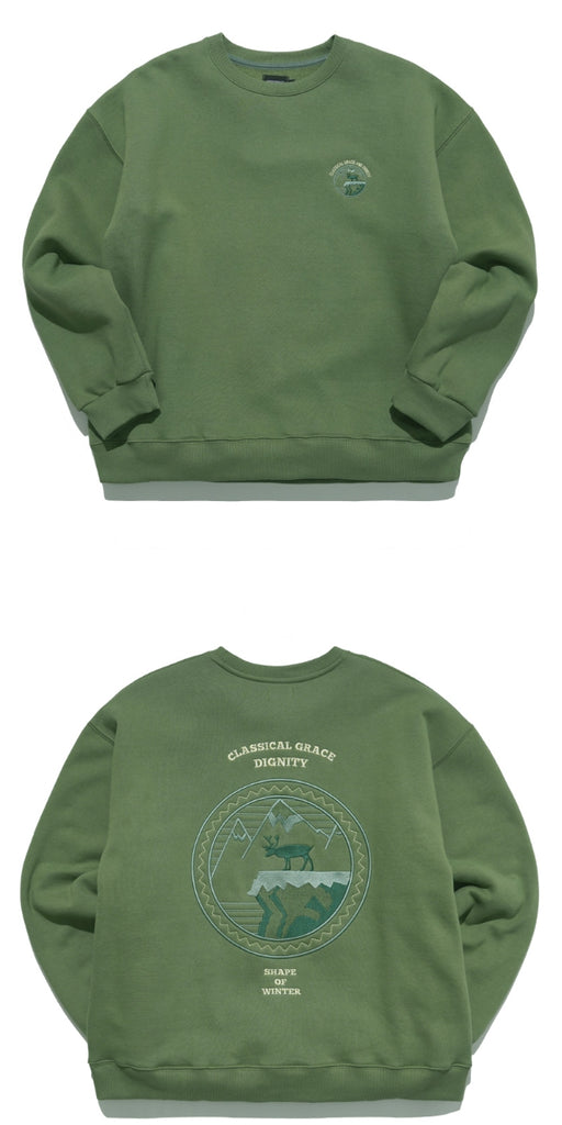 UNDERBASE(アンダーベース) Cliff Sweatshirt 4COLOR ISMT9066