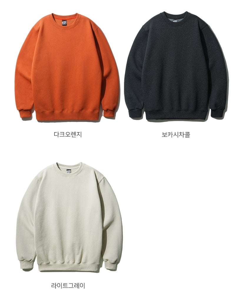 FEPL(ペプル) 650g Tumble Original Plain Fleece Sweatshirt OGMT1921