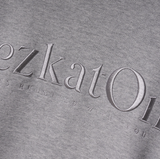 EZKATON (エズカートン) Satin Logo Sweatshirt Gray JJMT6612