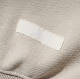 EZKATON (エズカートン) Satin Logo Sweatshirt Gray Beige JJMT6612