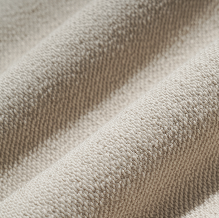 EZKATON (エズカートン) Satin Logo Sweatshirt Gray Beige JJMT6612