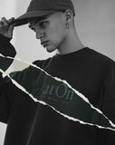 EZKATON (エズカートン) Satin Logo Sweatshirt Deep Gray JJMT6612
