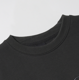 EZKATON (エズカートン) Satin Logo Sweatshirt Deep Gray JJMT6612
