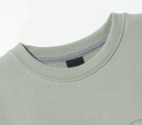EZKATON (エズカートン) Satin Logo Sweatshirt Smoke Green JJMT6612