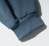 EZKATON (エズカートン) Satin Logo Sweatshirt Blue Gray JJMT6612