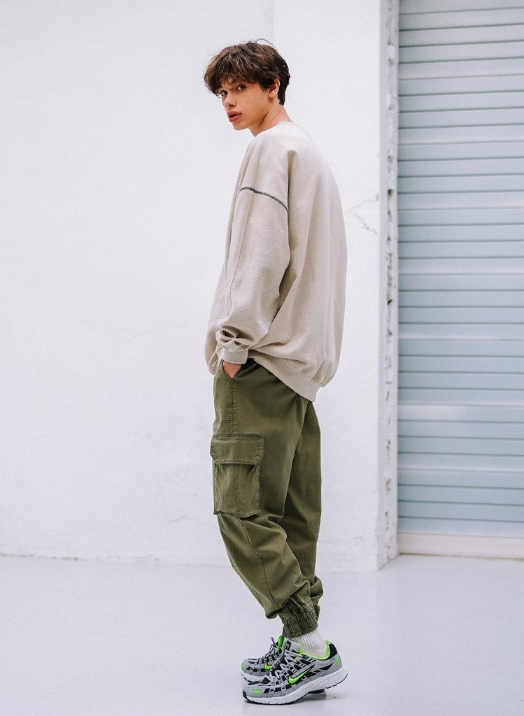 UNDERBASE(アンダーベース) Reverse Stitch Sweatshirt 4COLOR OYMT9073