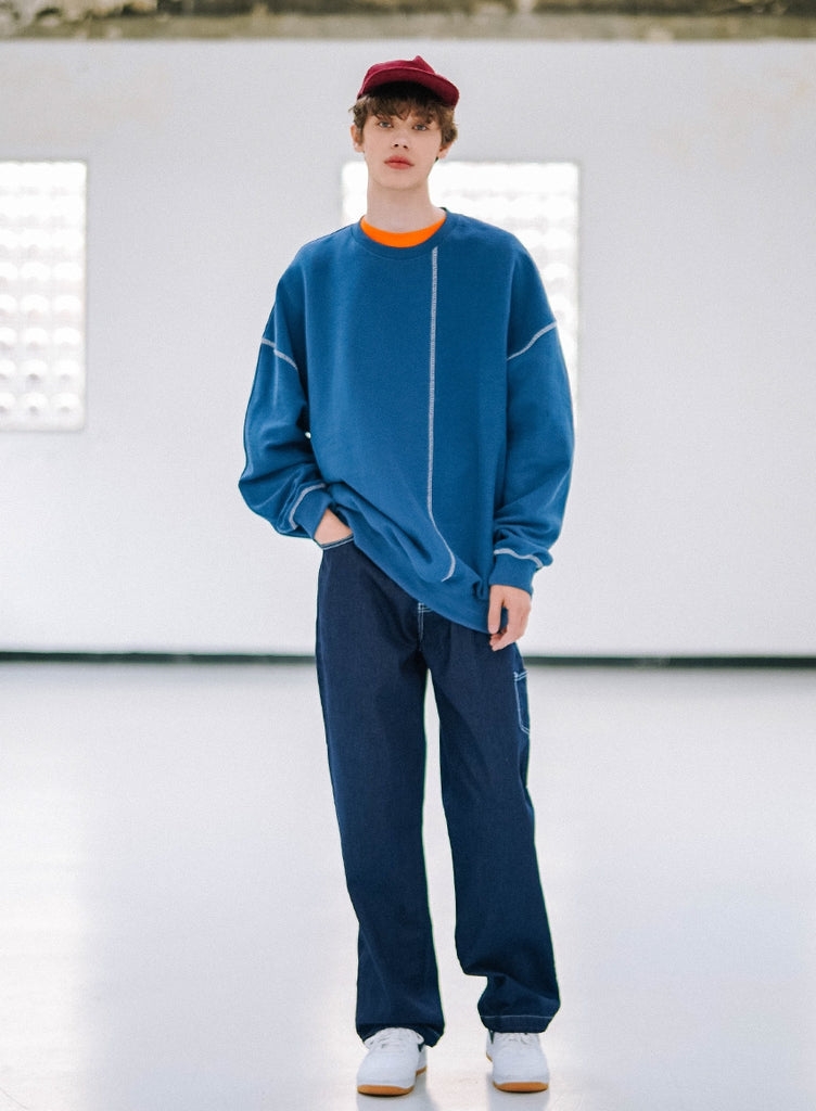 UNDERBASE(アンダーベース) Reverse Stitch Sweatshirt 4COLOR OYMT9073