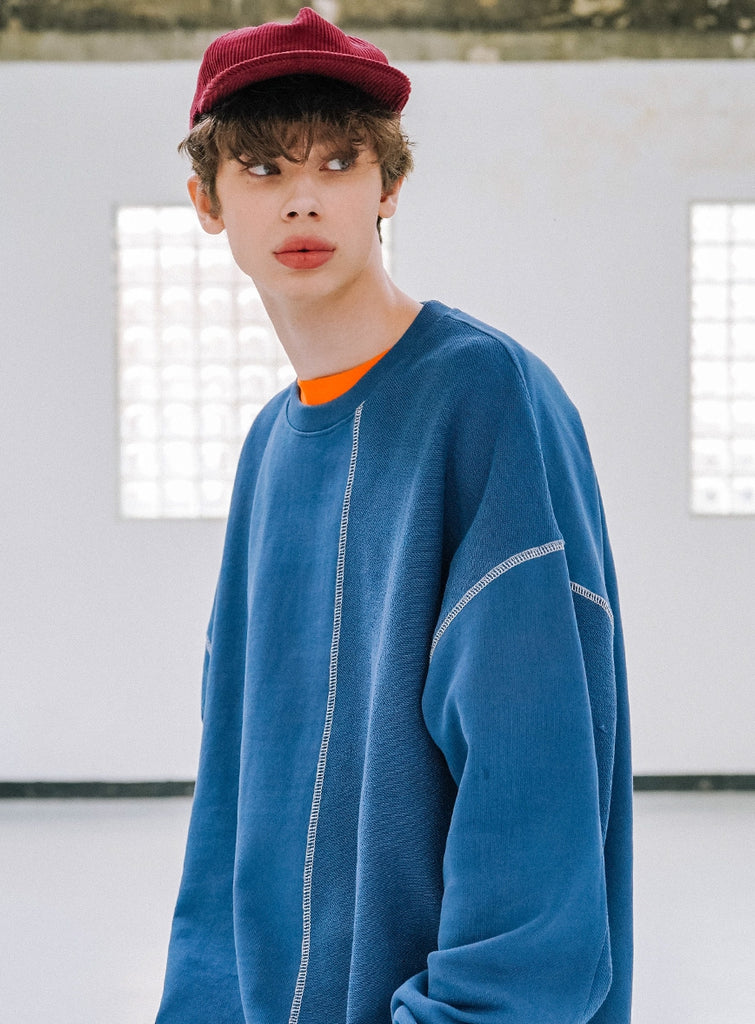UNDERBASE(アンダーベース) Reverse Stitch Sweatshirt 4COLOR OYMT9073