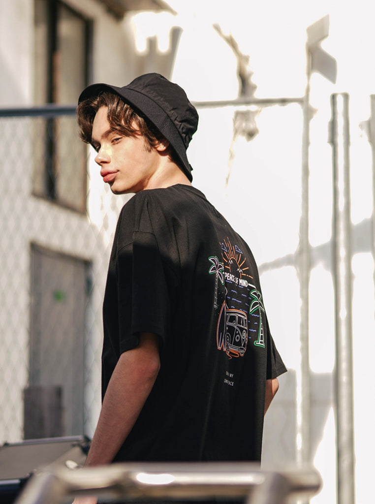 UNDERBASE(アンダーベース) Travel Short-sleeve Black OYST9075