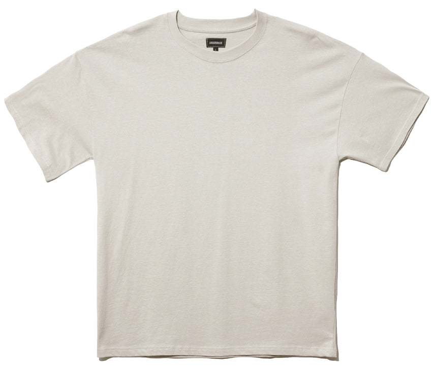 UNDERBASE(アンダーベース) Single overfit short-sleeve light gray ISST9052