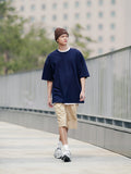 FEPL(ペプル) New solide over fit half sleeve T-shirt KYST1354