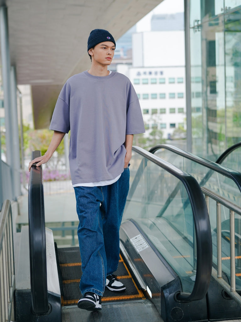 FEPL(ペプル) New solide over fit half sleeve T-shirt KYST1354
