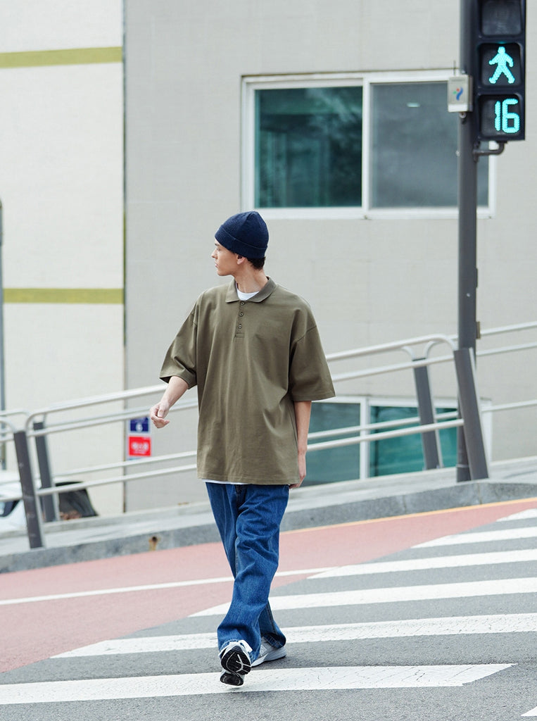 FEPL(ペプル) Dense collar half sleeve T-shirt YKST1348