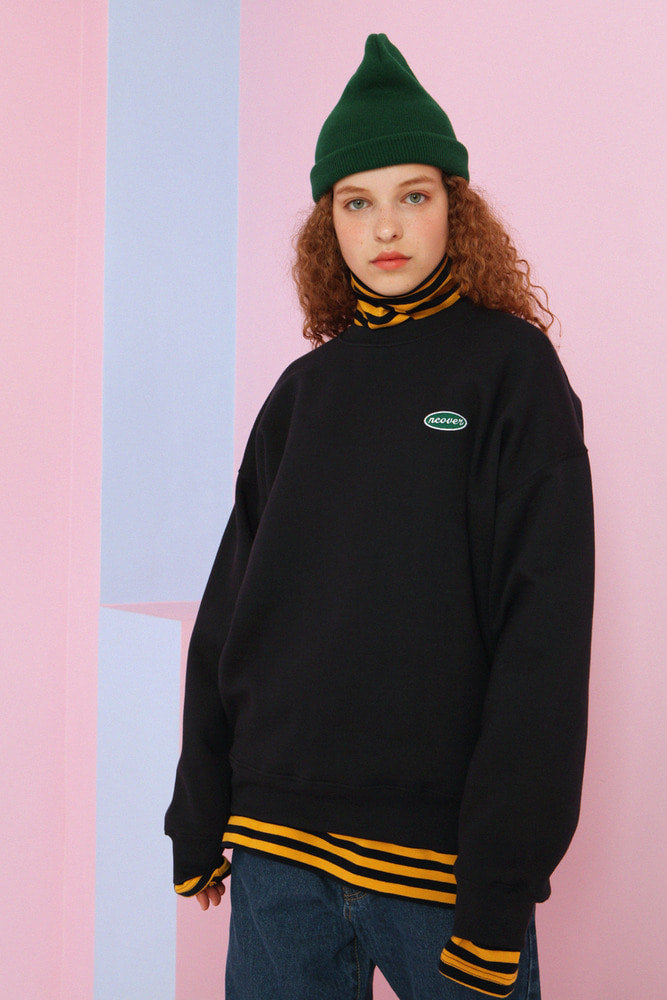 NCOVER(エンカバー)LOGO SWEATSHIRT-NAVY