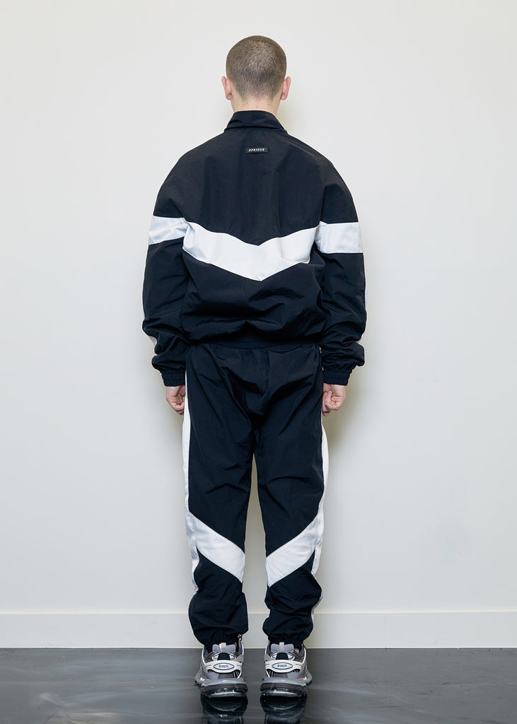 ディープリーク(DPRIQUE) CONTRAST TRACK JACKET BLACK/WHITE