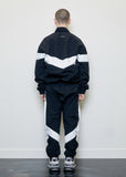 ディープリーク(DPRIQUE) CONTRAST TRACK JACKET BLACK/WHITE