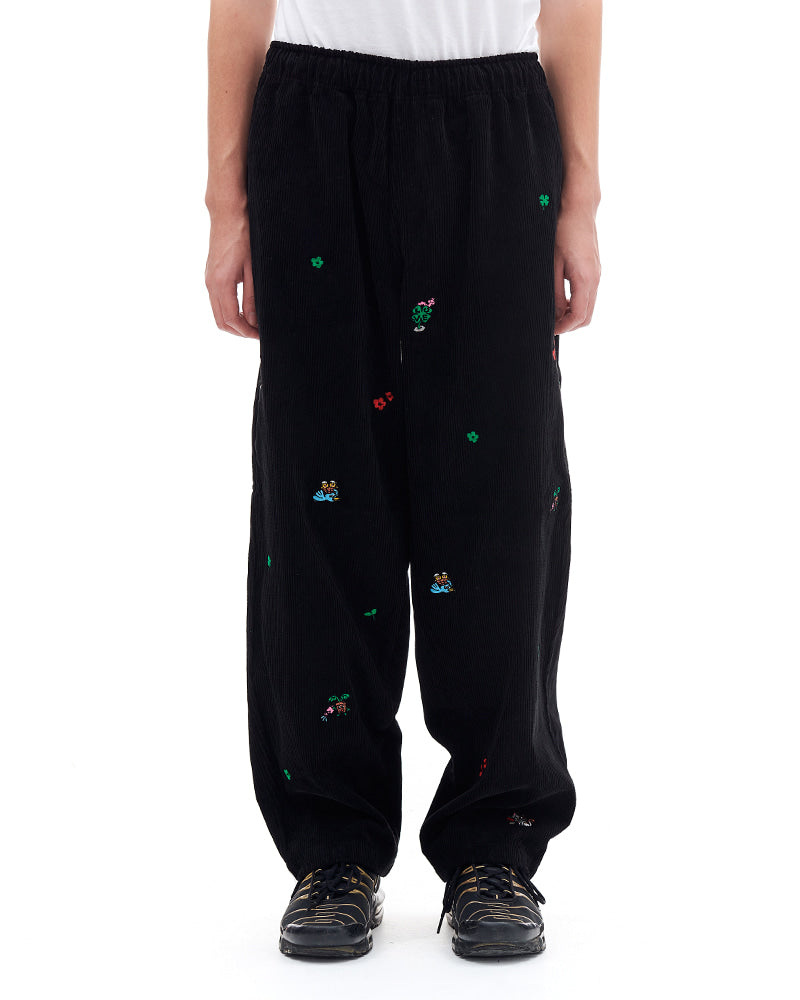 ARCHIVE BOLD (アーカイブボールド) AB X SSUN CORDUROY EASY PANTS (BLACK)
