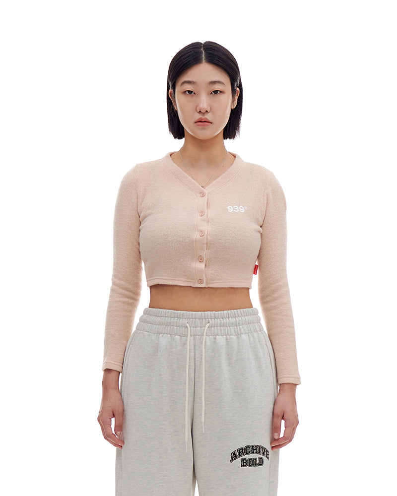 ARCHIVE BOLD (アーカイブボールド) 939 CROP CARDIGAN (PINK)