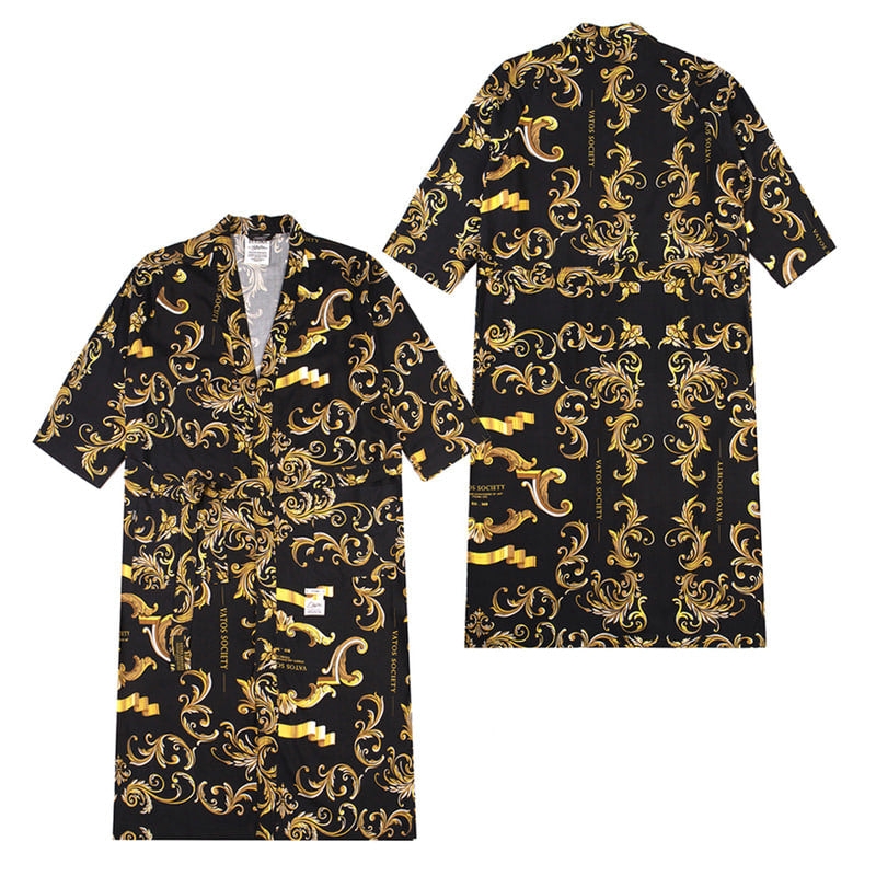 STIGMA(スティグマ)   ANTIQUE RAYON ROBE BLACK