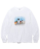 mahagrid (マハグリッド)    FLAGSHIP LS TEE WHITE(MG2CFMT562A)