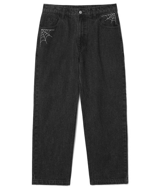 mahagrid (マハグリッド)    WEB DENIM PANT CHARCOAL(MG2CFMD111A)