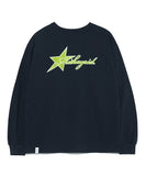 mahagrid (マハグリッド)    STAR LOGO LS TEE NAVY(MG2CFMT560A)